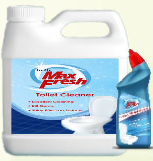 Maxfresh toilet cleaner, Packaging Type : Plastic Can, Plastic Bottle
