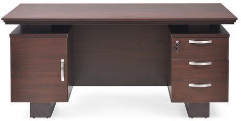 Polished Plain Wood Office Executive Table, Size : Standard
