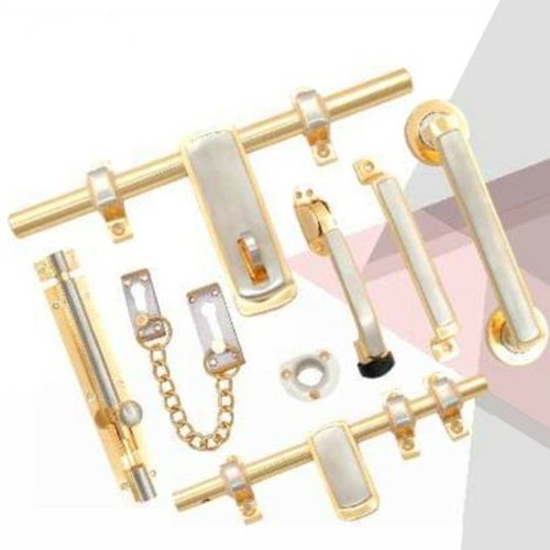Lock Star Brass Door Kit
