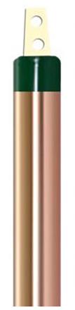 Polished 100-200gm Pure Copper Earthing Electrode, Length : 250-500mm