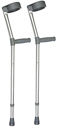 Elbow Crutches, Color : Silver