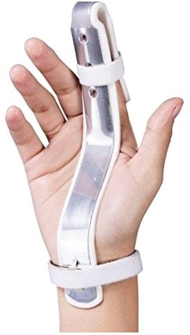 Finger Extension Splint, for Clinical, Hospital, Immobilization, Color : Shiny-silver