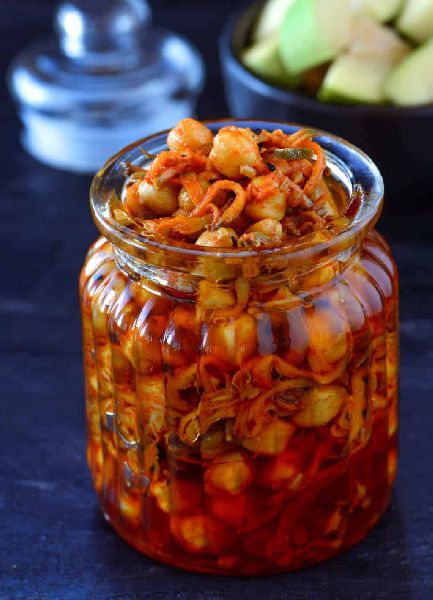 Chickpea and Mango Pickle, Feature : Easy To Digest, Good In Taste