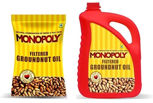 Monopoly groundnut oil, Packaging Type : Pouch