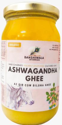 A2 Gir Cow Organic Ashwagandha Ghee, Feature : Rich In Taste, Nutritious