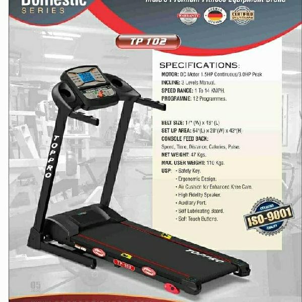 Top pro Treadmills, Certificate : ISI Certified