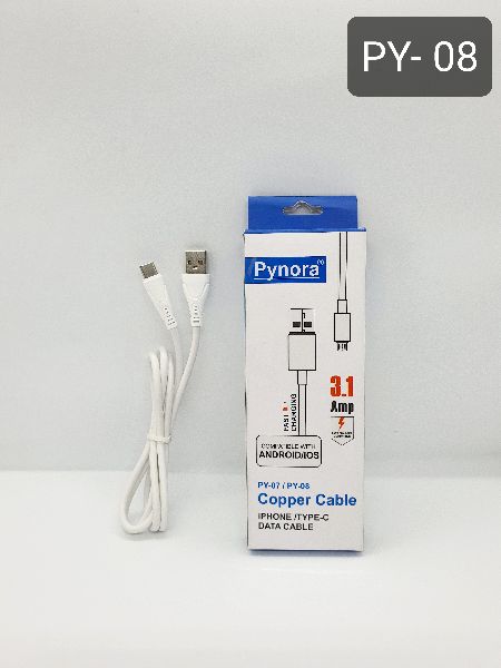 PY 08 USB Data Cable, Cable Length : 15Cm, 30Cm