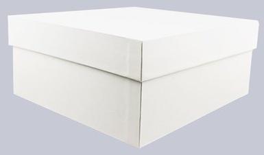 Plain White Cake Box