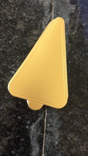 Cardboard Slice Cake Board, for Hotel, Shape : Triangle