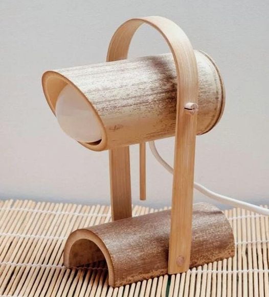 Eco-friendly Handmade Bamboo Table Lamp