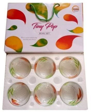 6 Piece Glass Bowl Set