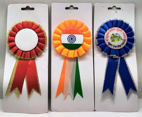 Polyester Promotional Ribbon Badges