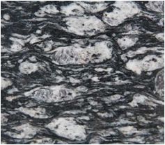 Polished Black Damascus Granite Slab