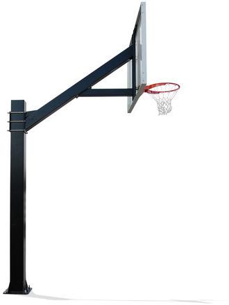 Polished Iron basketball pole