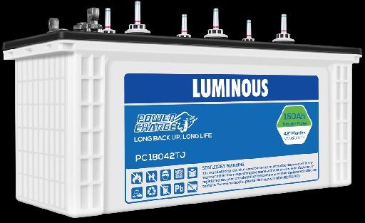 Luminous Inverter Batteries, for Home Use, Industrial Use, Certification : ISI Certified