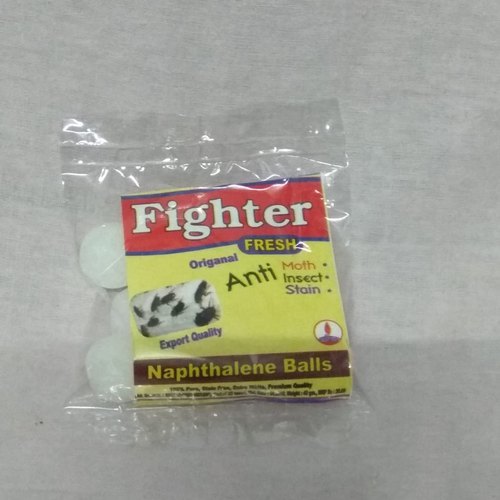 Fighter Round Naphthalene Balls, Color : White