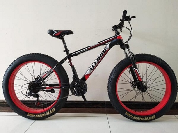 All Ride 26″ Fat Tyre Black Cycles(Diamond Model)