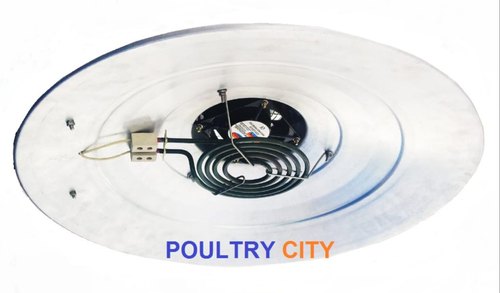 220 V Round Stainless Steel Standard Electric Brooder, for Poultry Farm