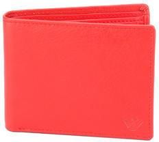 Mens Red Leather Wallet