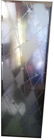 Rectangular Decorative Etching Glass