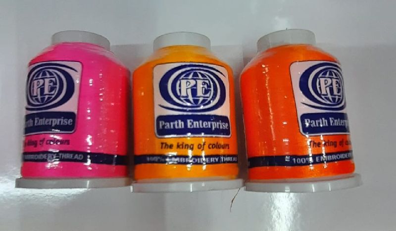 Parth Enterprise Embroidery Thread, Length : 1500-2000mtr