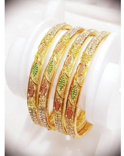 Brass Gold Plated Bangles, Occasion : Party