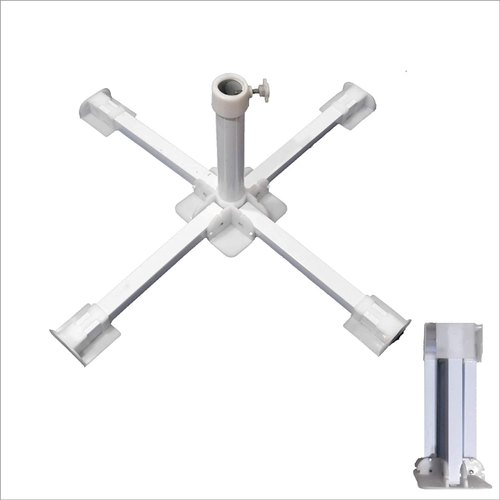 2 kg Plain Heavy Duty Umbrella Base, Color : White