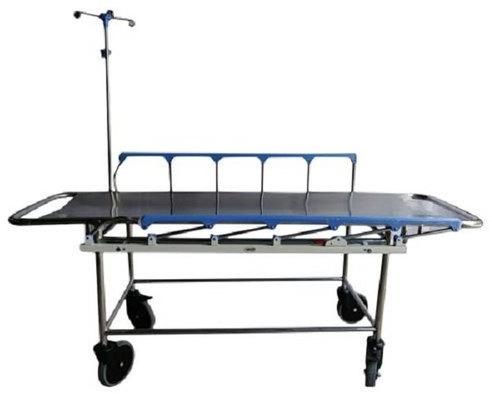 Stainless Steel Stretcher Trolley, Length : Approx 1980 mm