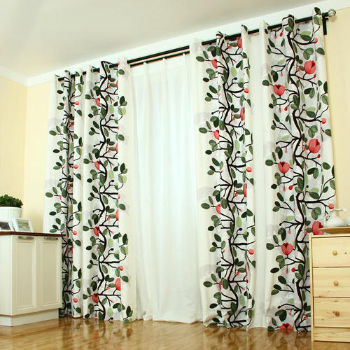 Printed Curtain, for Impeccable Finish, Good Quality, Packaging Type : Plastic Bag