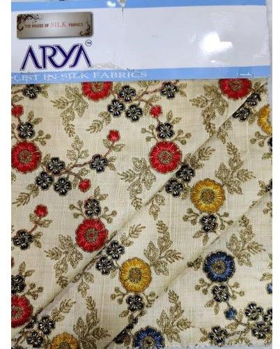 Arya printed silk fabric, Width : 44-45 Inches