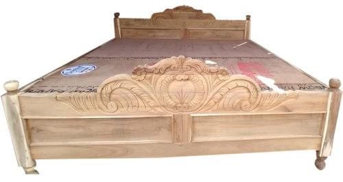 Wooden Queen Size Bed, Color : Light Brown