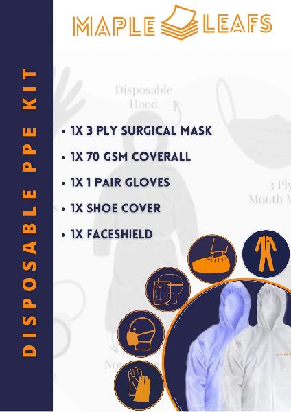 Disposable PPE Kit, Feature : Breathable, Light Weight, Wearable