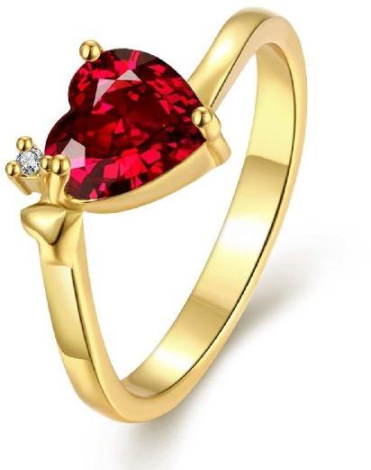 Lady touch Crystal Ring, Color : Gold