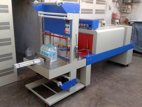 Ashvani Packaging Mild Steel Bottle Shrinking Machine, Capacity : Variable