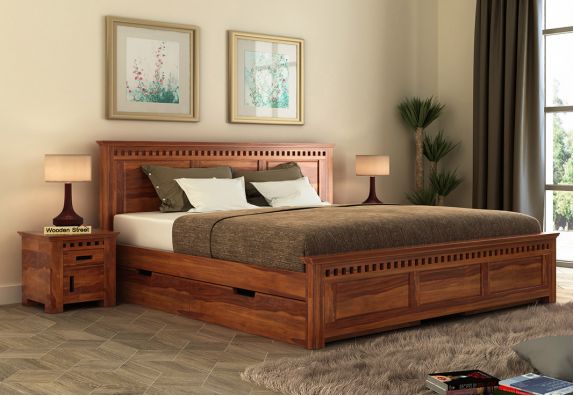 Wooden Queen Size Bed, Pattern : Plain