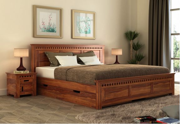 Wooden Queen Size Bed