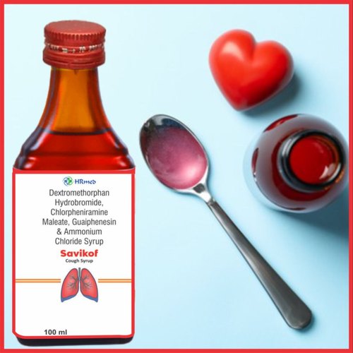 Plastic liquid savikof cough syrup, Bottle Size : 100 Ml