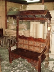 Antique Wooden Bench
