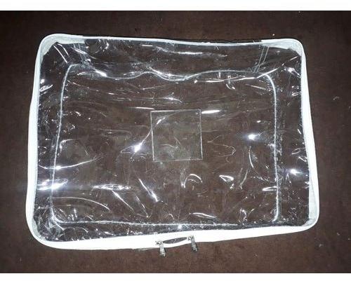 Plain PVC Plastic Garment Packaging Bags, Closure Type : Zipper