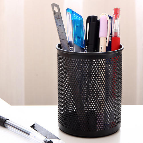 Stainless Steel Pen Holder, Size : 4 inch