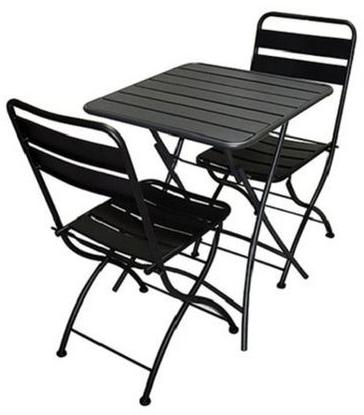 Basari Mild Steel Color Coated Coffee Chair Table Set, Size : 3 to 4 Feet (Table Height)