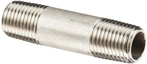 Stainless Steel SS Threaded Nipple, Size : 1/2 inch