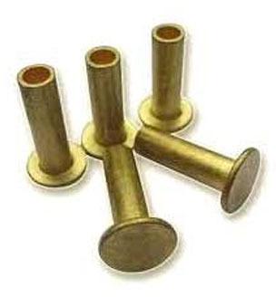 Tubular Brass Rivet, Length : 5 to 50 mm