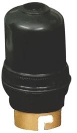 Round Metal Pendant Bulb Holder, Color : Black