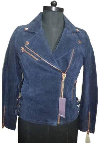 Ladies Goat Suede Leather Jacket, for Garments