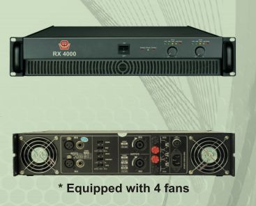 RX Series Qube Hi Power Professional Amplifier