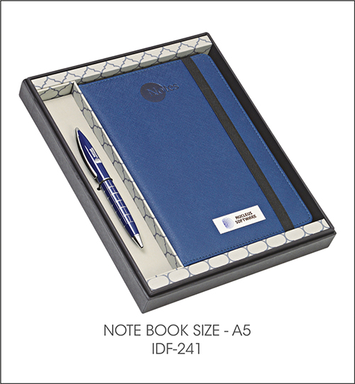Notebook and Pen Gift Set, Size : Standard