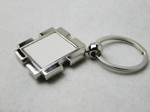 Sublimation Metal Key Ring, Color : Customized
