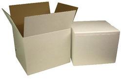 Cardboard Insulated Shipping Boxes, Color : White