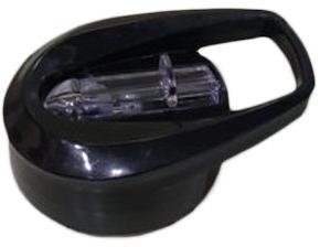 Plastic Sipper Water Bottle Cap, Color : Black